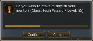 Mentoring invitation window