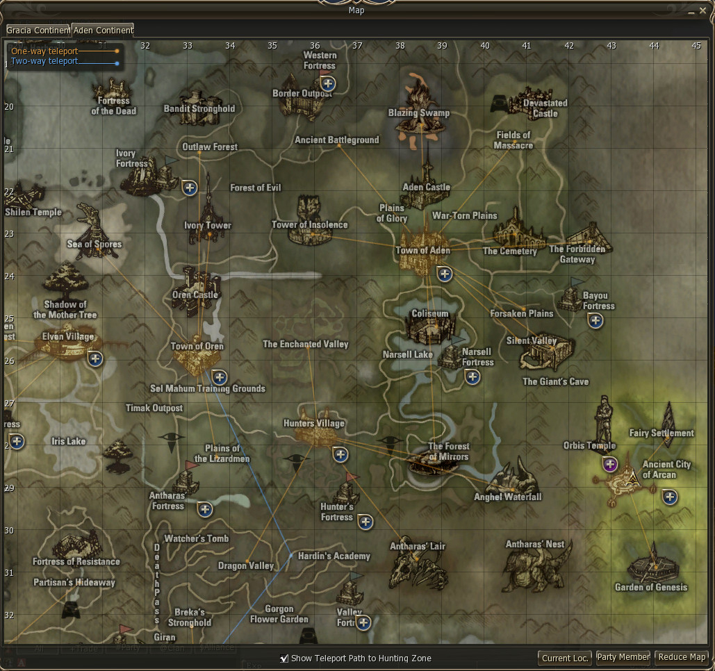 Map window